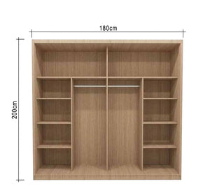 Beige Elegance Wardrobe in Sleek & Minimalistic Design