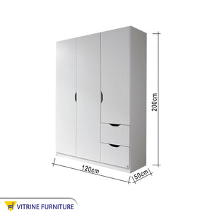 White Wardrobe, Sleek & Spacious