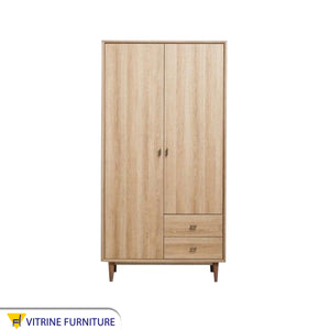 Elegance Wardrobe with Beige, High Legs, Modern Design