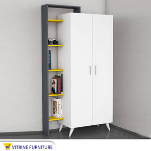 Outdoor Elegant White Cupboard Library