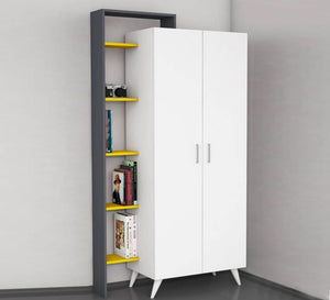 Outdoor Elegant White Cupboard Library