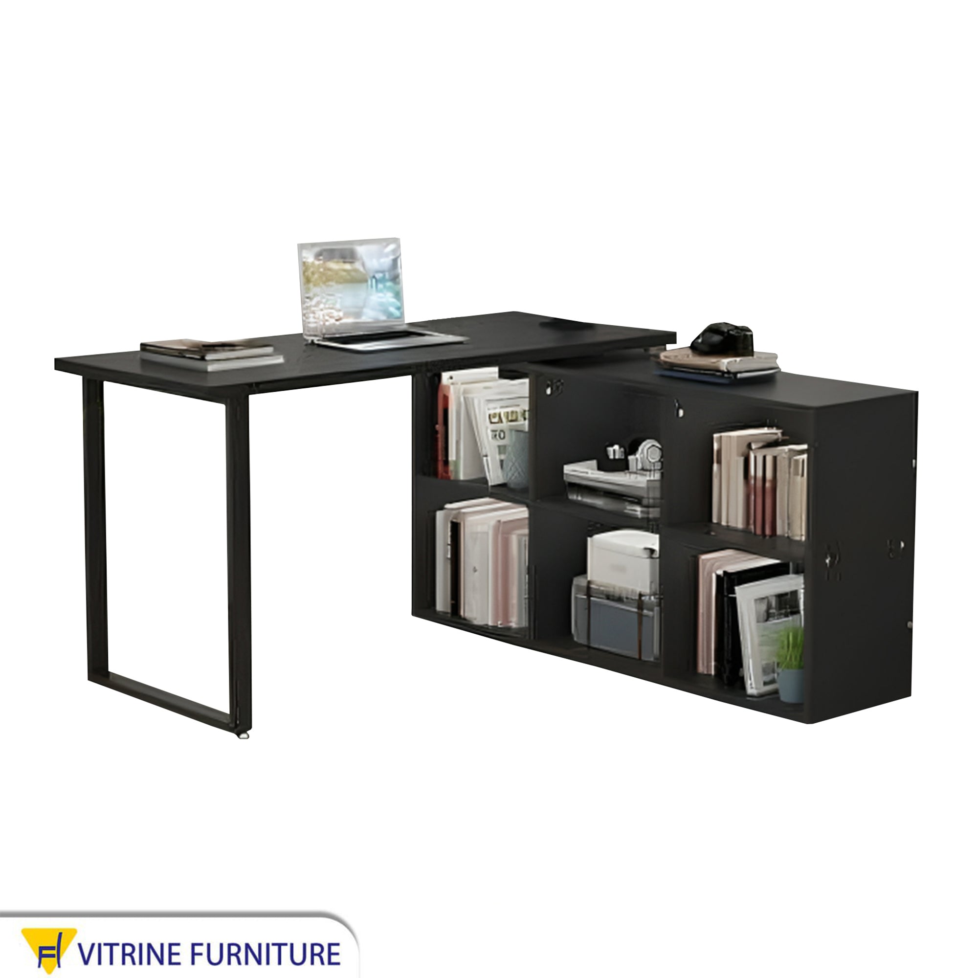 Black Desk: Multifunctional & Stylish Design