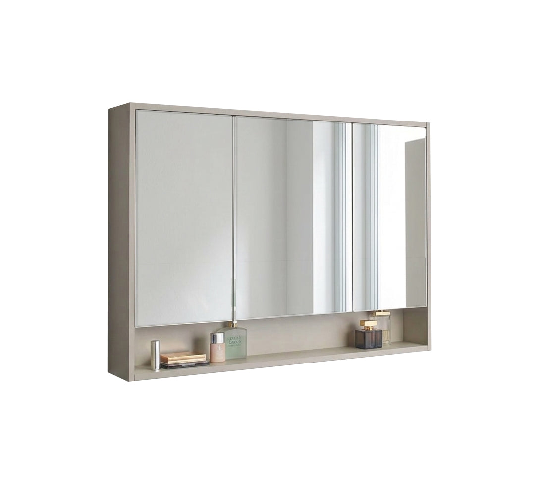 وحدة تخزين لادوات الحمامات ثلاث ضلف ورف