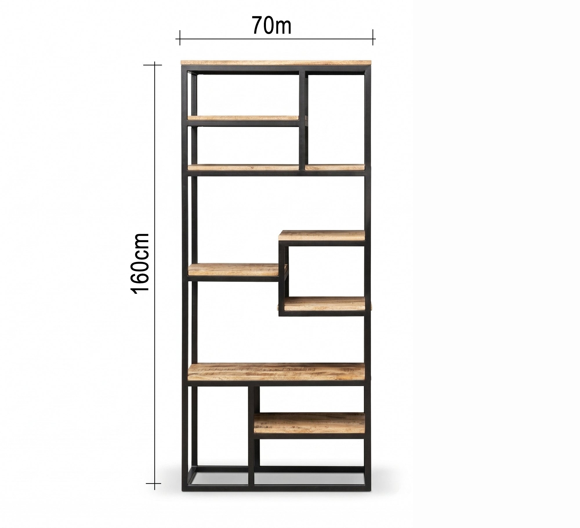 Decorative unit with iron frame