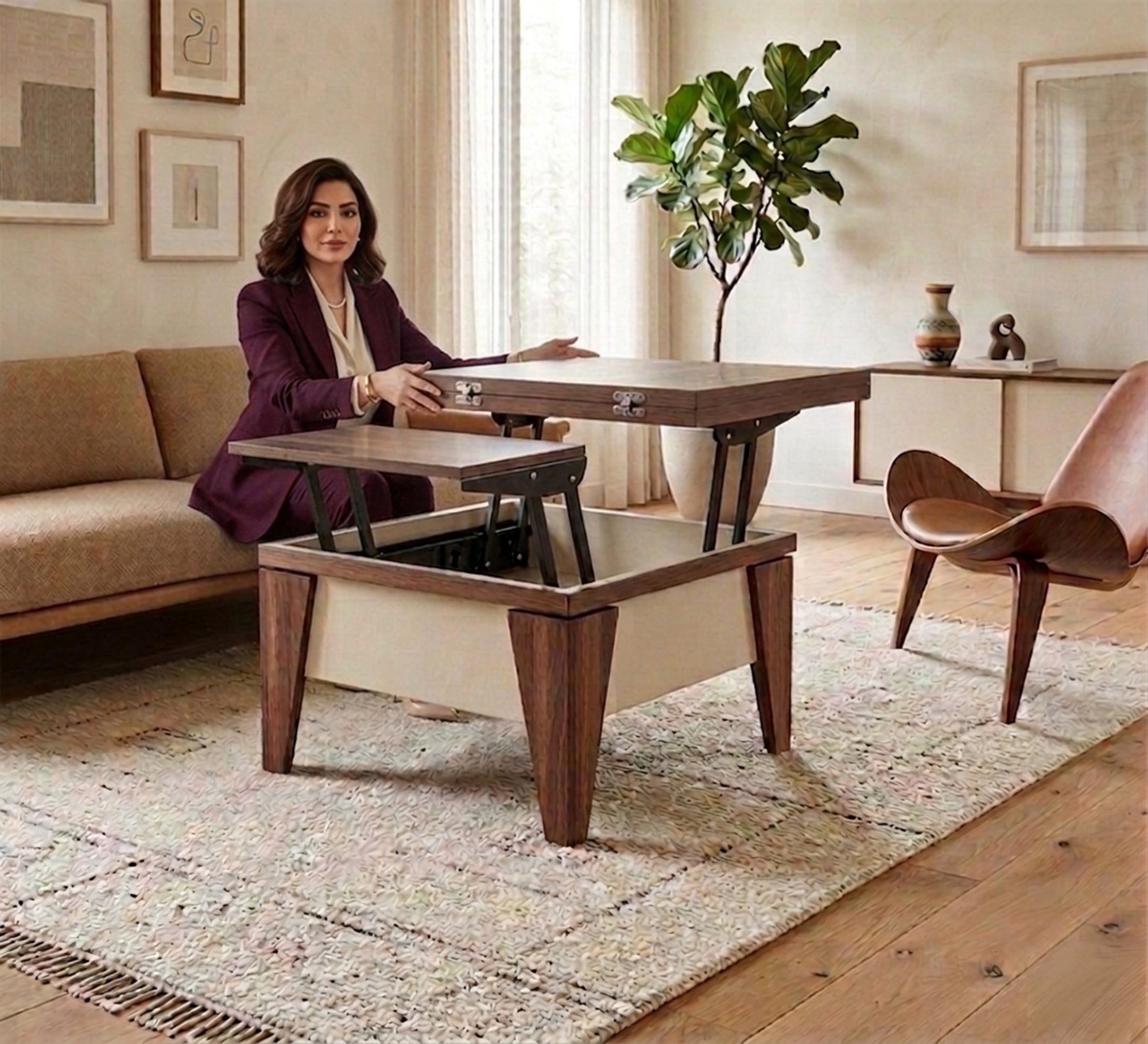 Multi-use center table