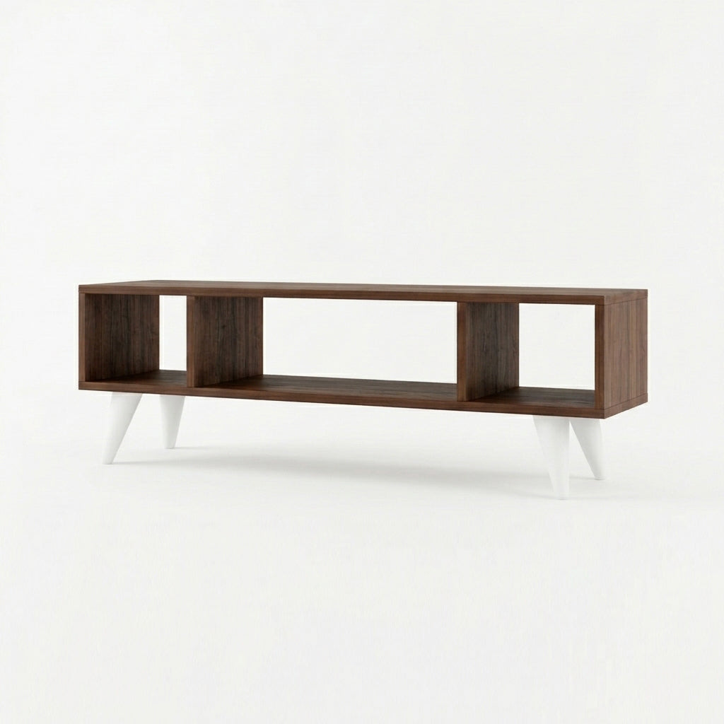 TV unit with open shelves