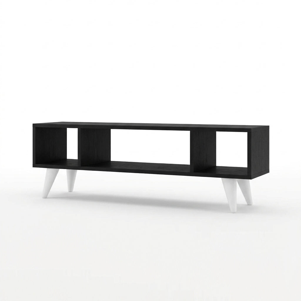 TV unit with open shelves