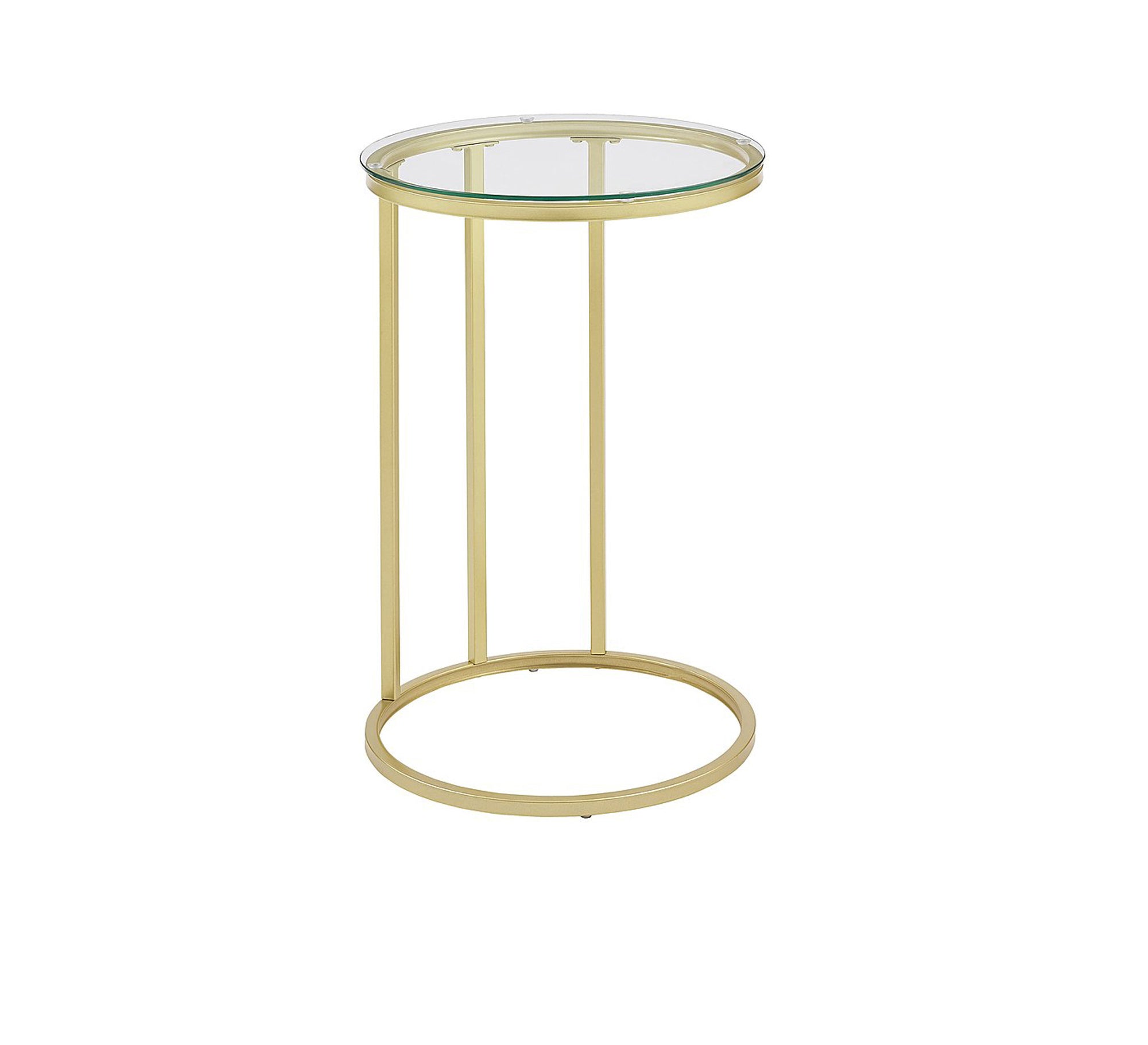 Gold coffee table for small spaces