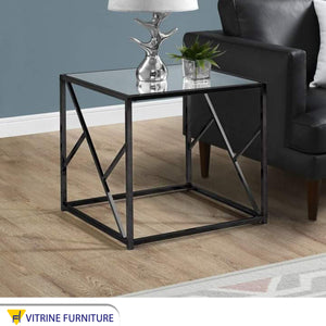 Side table with modern design