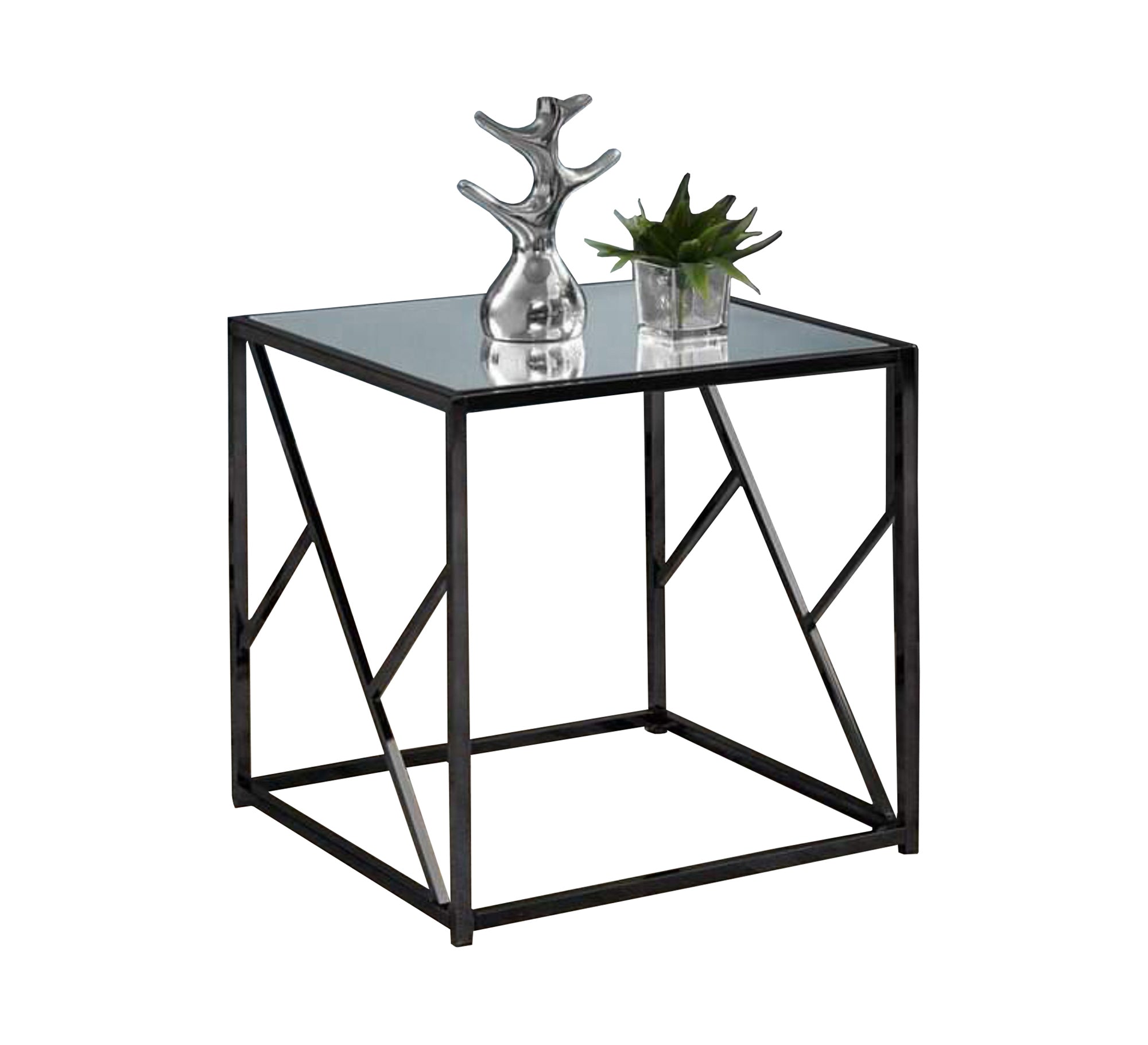 Side table with modern design