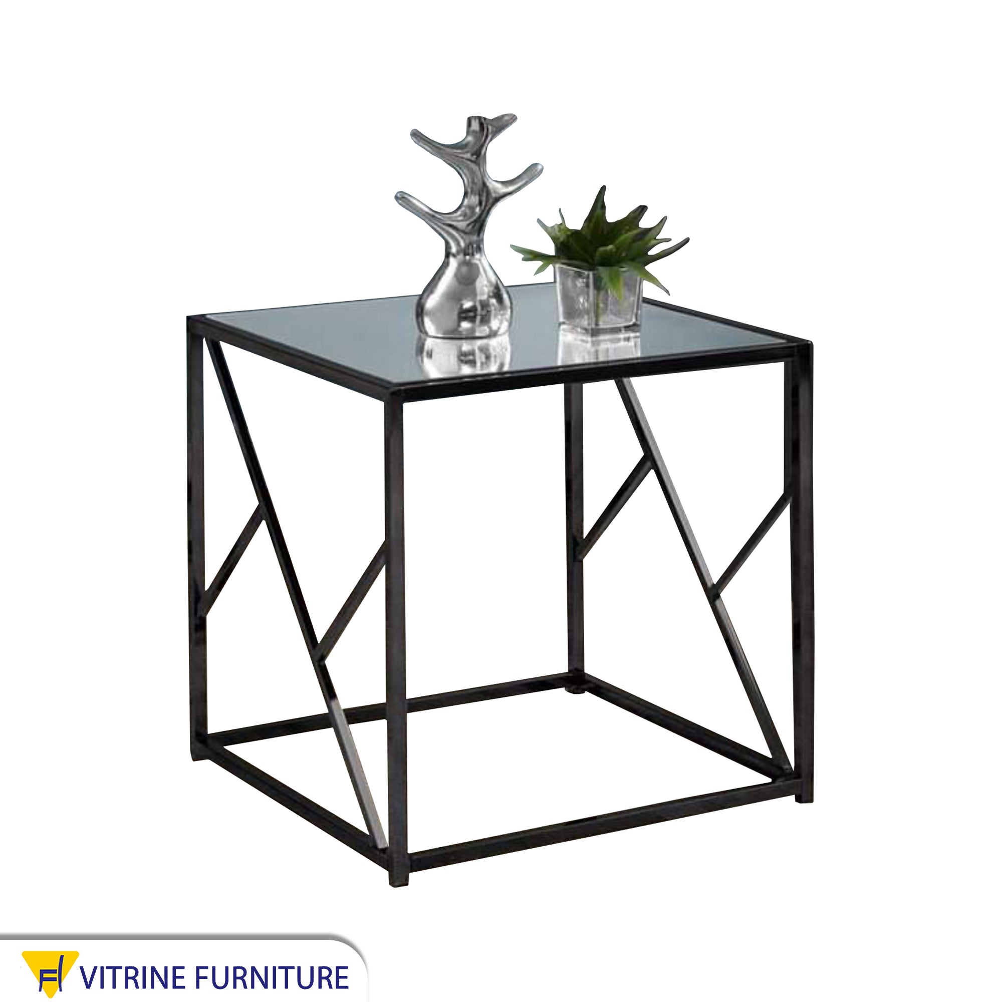 Side table with modern design