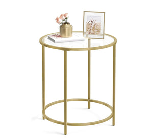 Side table with a circular structure