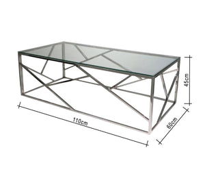 Black table with unique design