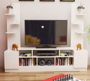 White TV cabinet