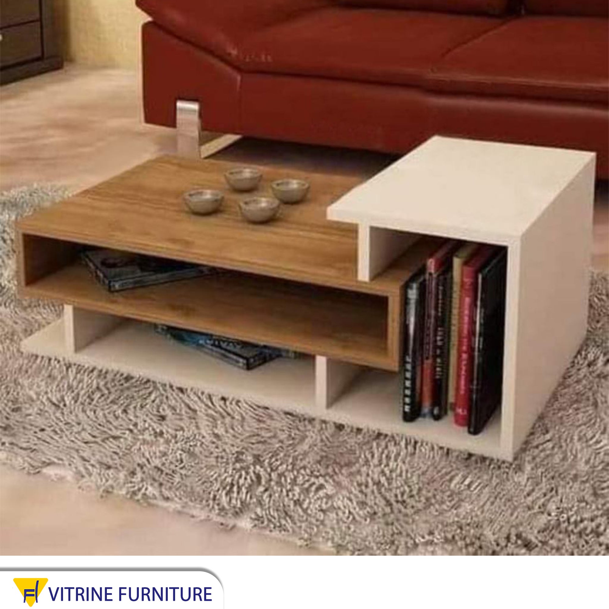 Overlapping coffee table