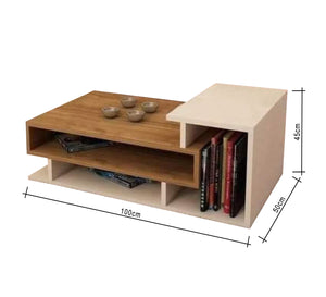 Overlapping coffee table