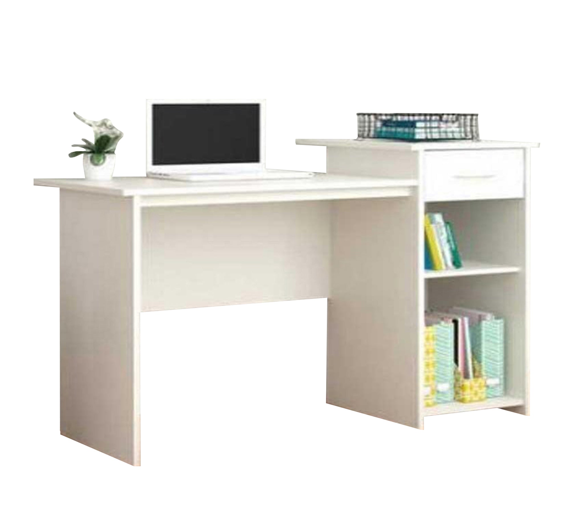 White children's study desk