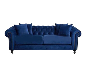 Navy blue sofa