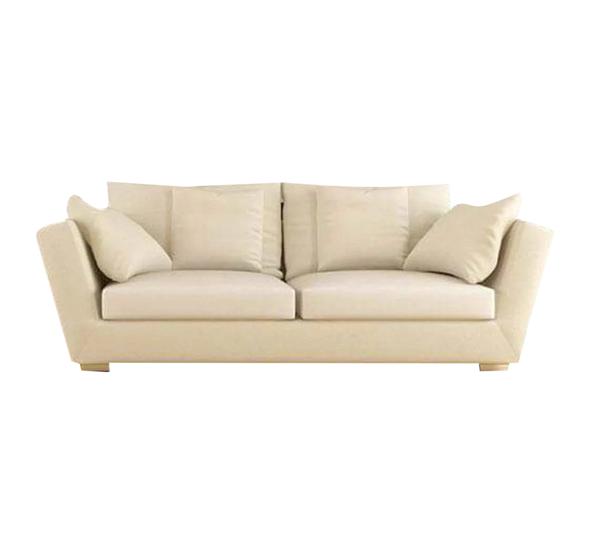 Sofa with reclining armrests