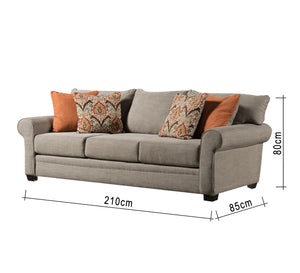 A three-seat sofa