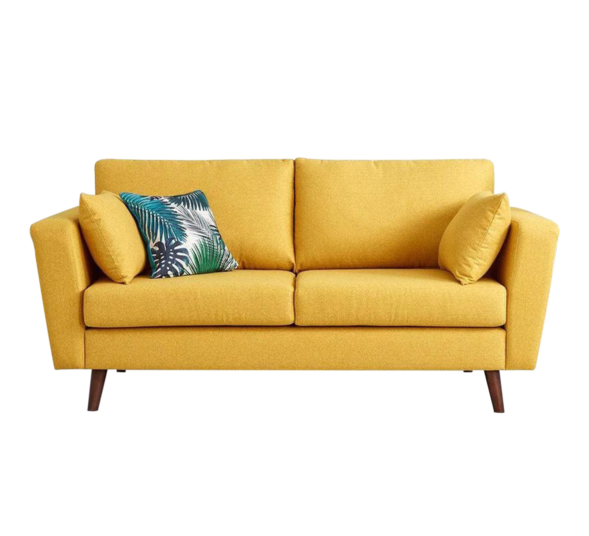 Yellow Couple Sofa: Cozy, Stylish, Vibrant Comfort