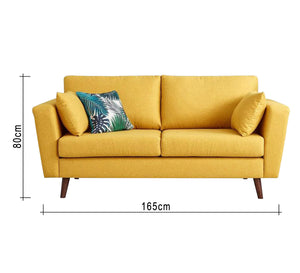 Yellow Couple Sofa: Cozy, Stylish, Vibrant Comfort