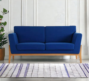 Navy blue sofa