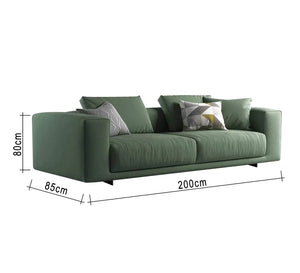 Olive color sofa