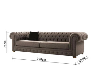 Brown sofa