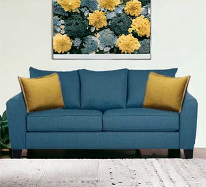 Turquoise sofa