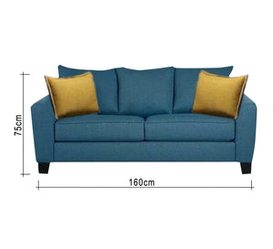 Turquoise sofa