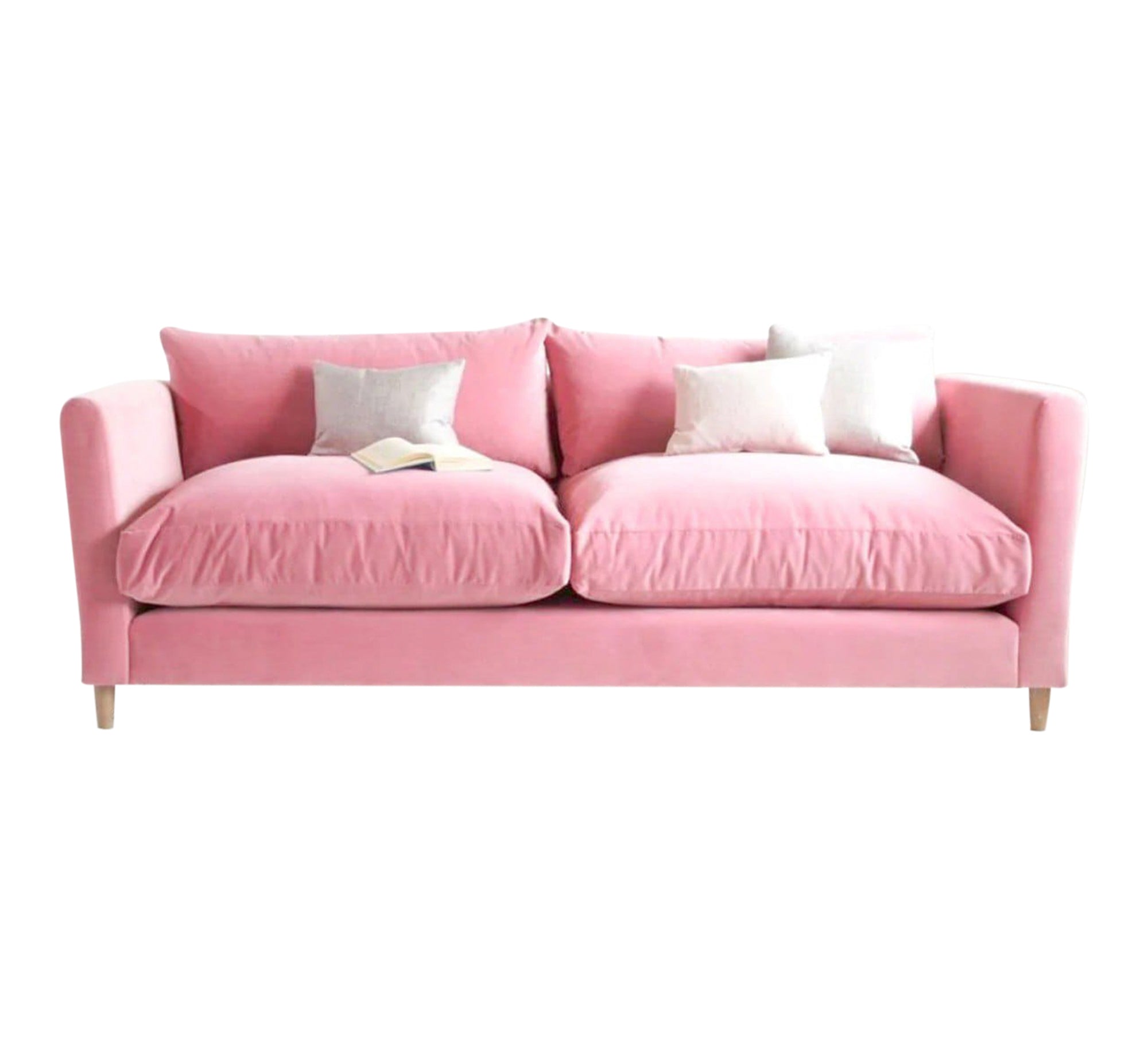 Double pink sofa