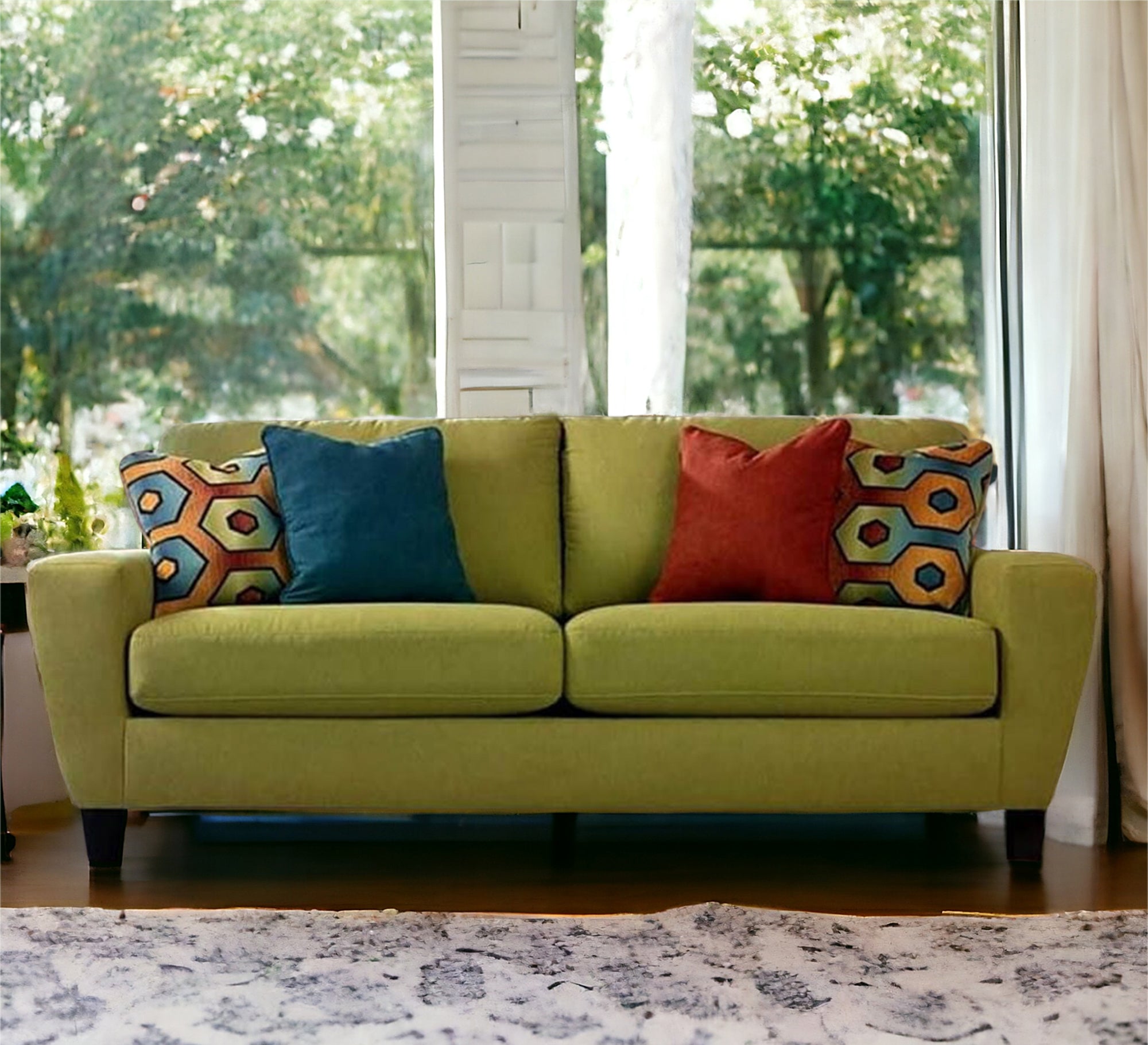 Cumin green sofa