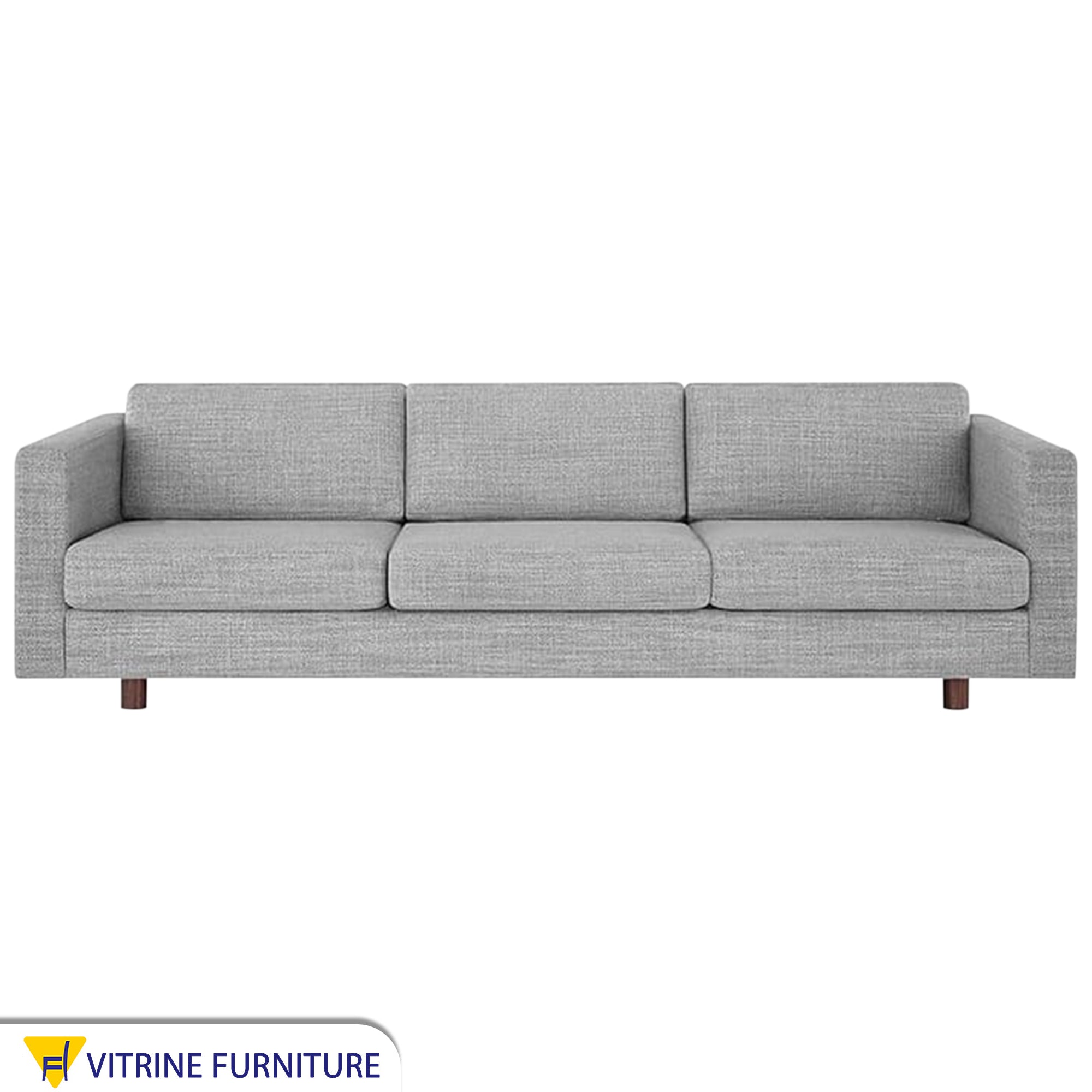 Triple sofa in light grey