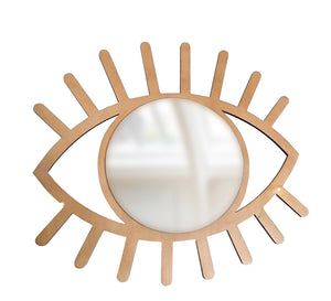 Reflections, Eye-Shaped Elegant Mirror, Sophisticated Design