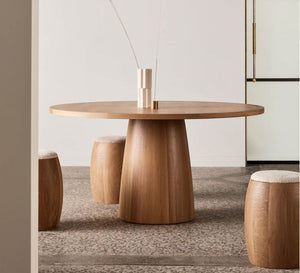 Sleek, Modern Circular Dining Table