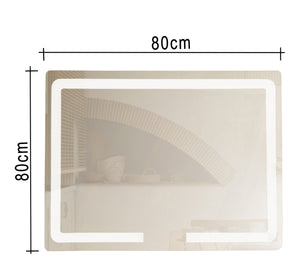 Square LED mirror