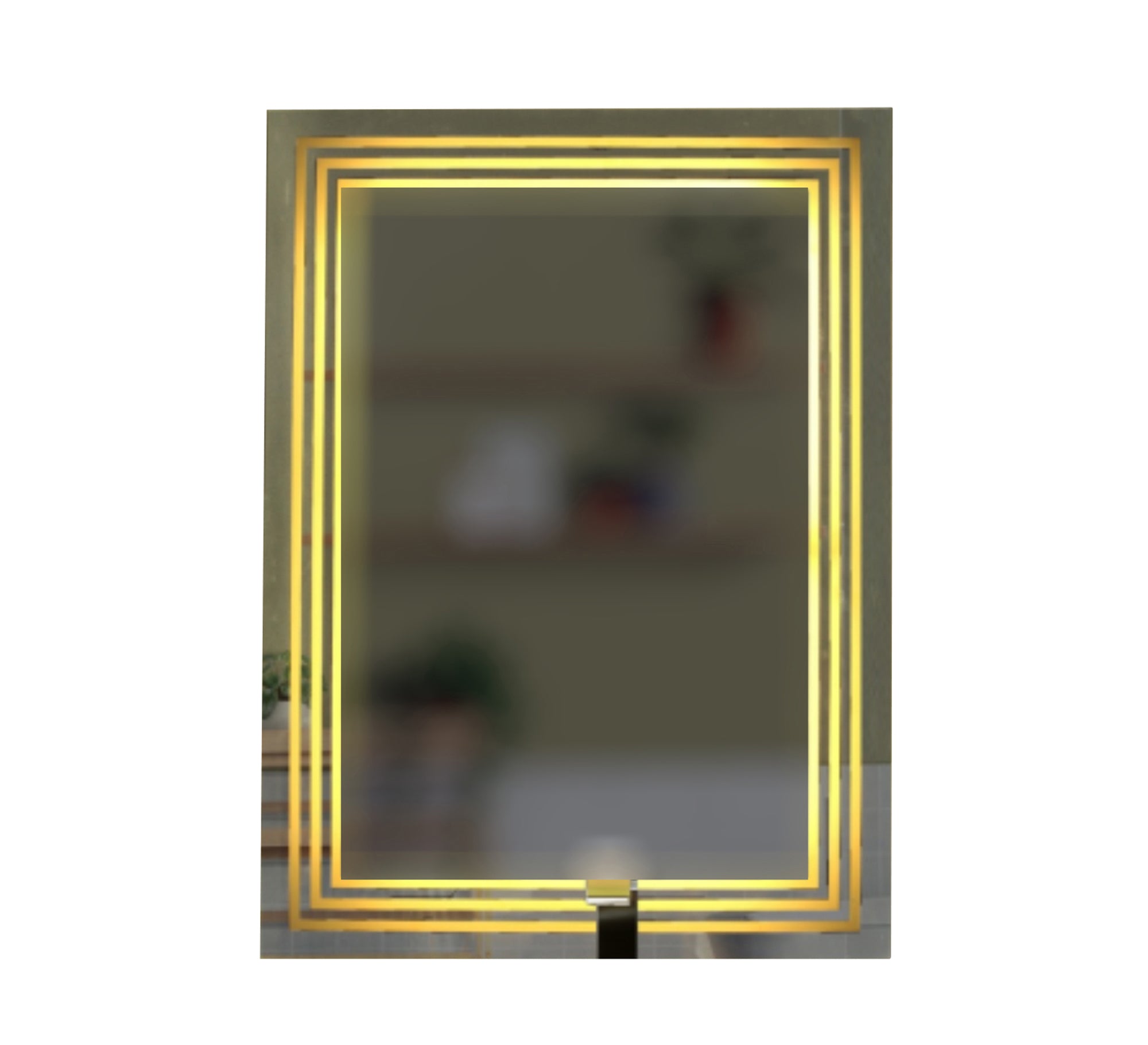 Rectangular LED mirrors, 60 cm Width