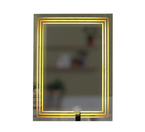 Rectangular LED mirrors, 60 cm Width