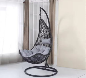 Hanging swing chair without sides