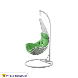 Hanging swing chair without sides