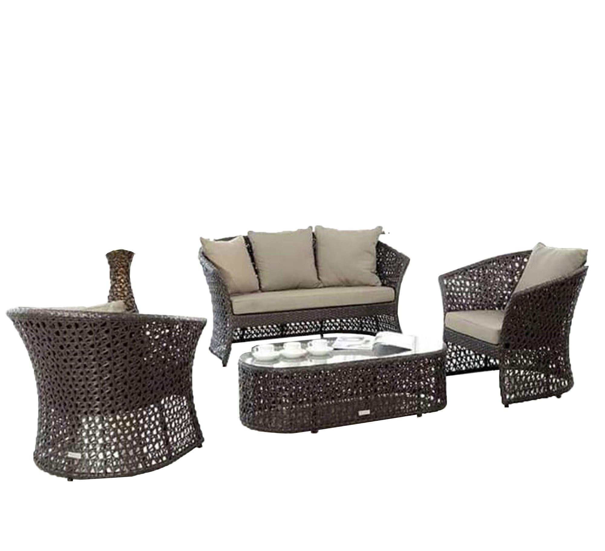 Complete garden seating set