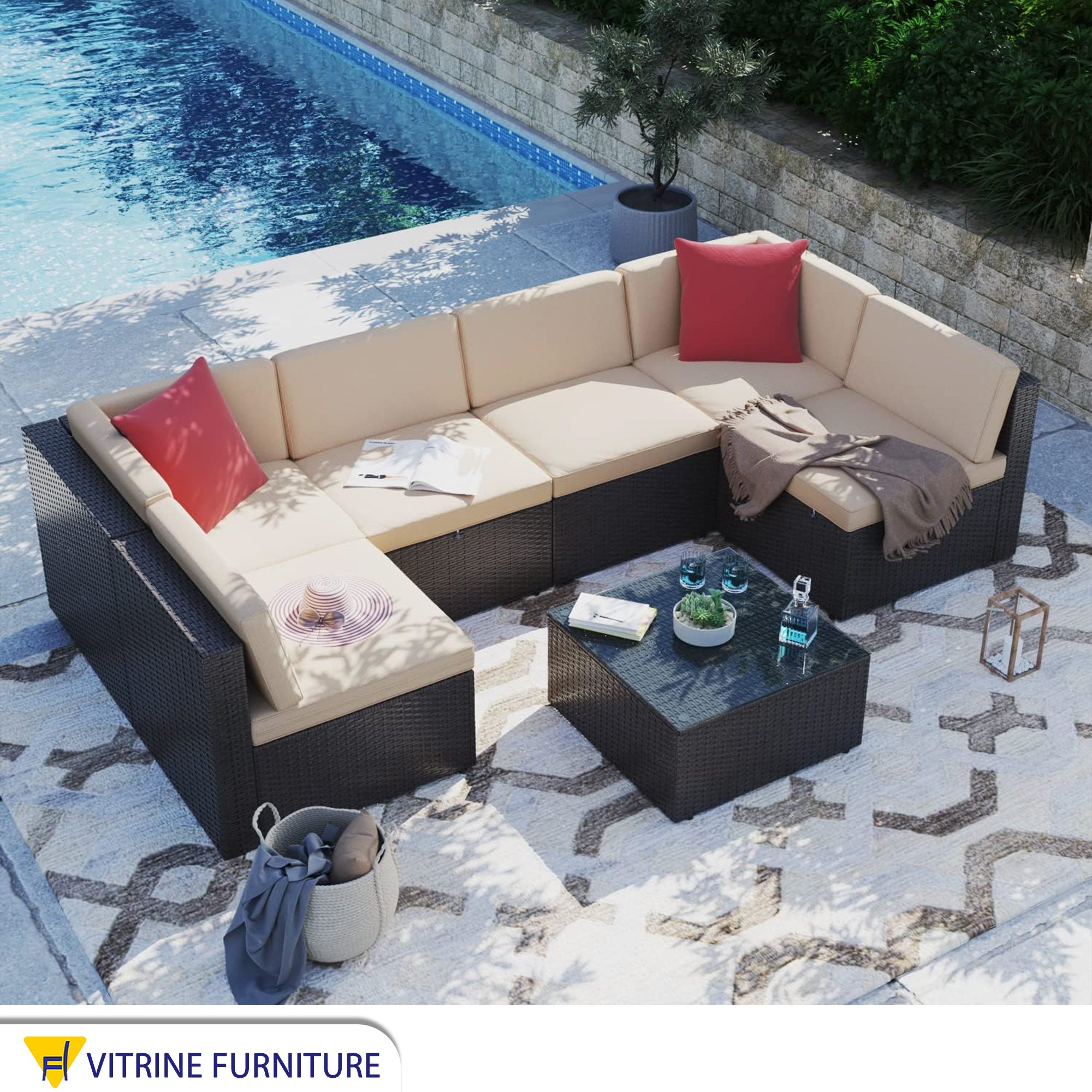 VIP Outdoor Seating - Elegance & Comfort