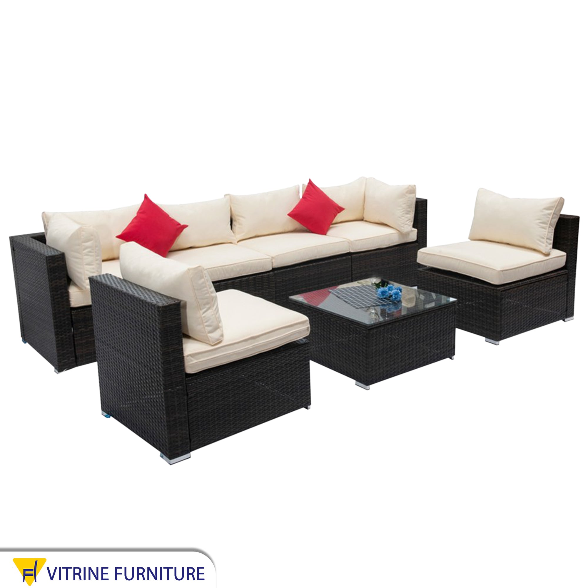 Complete outdoor VIP seating set
