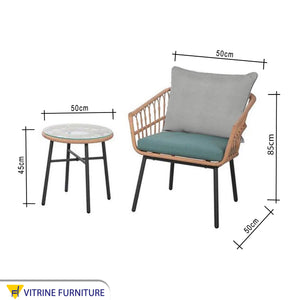 Patio Chairs & Table - Stylish & Durable