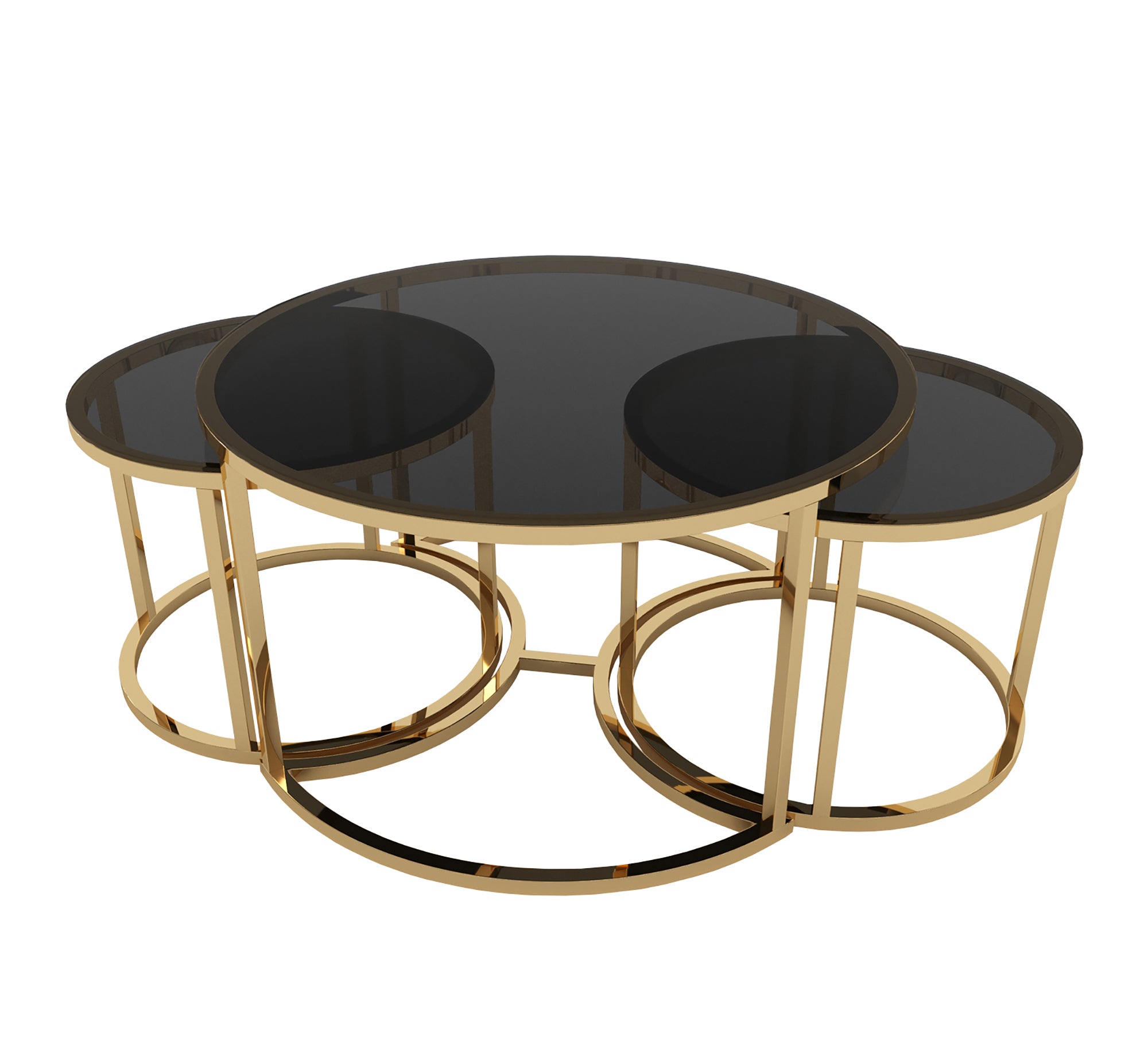 Set of three center tables