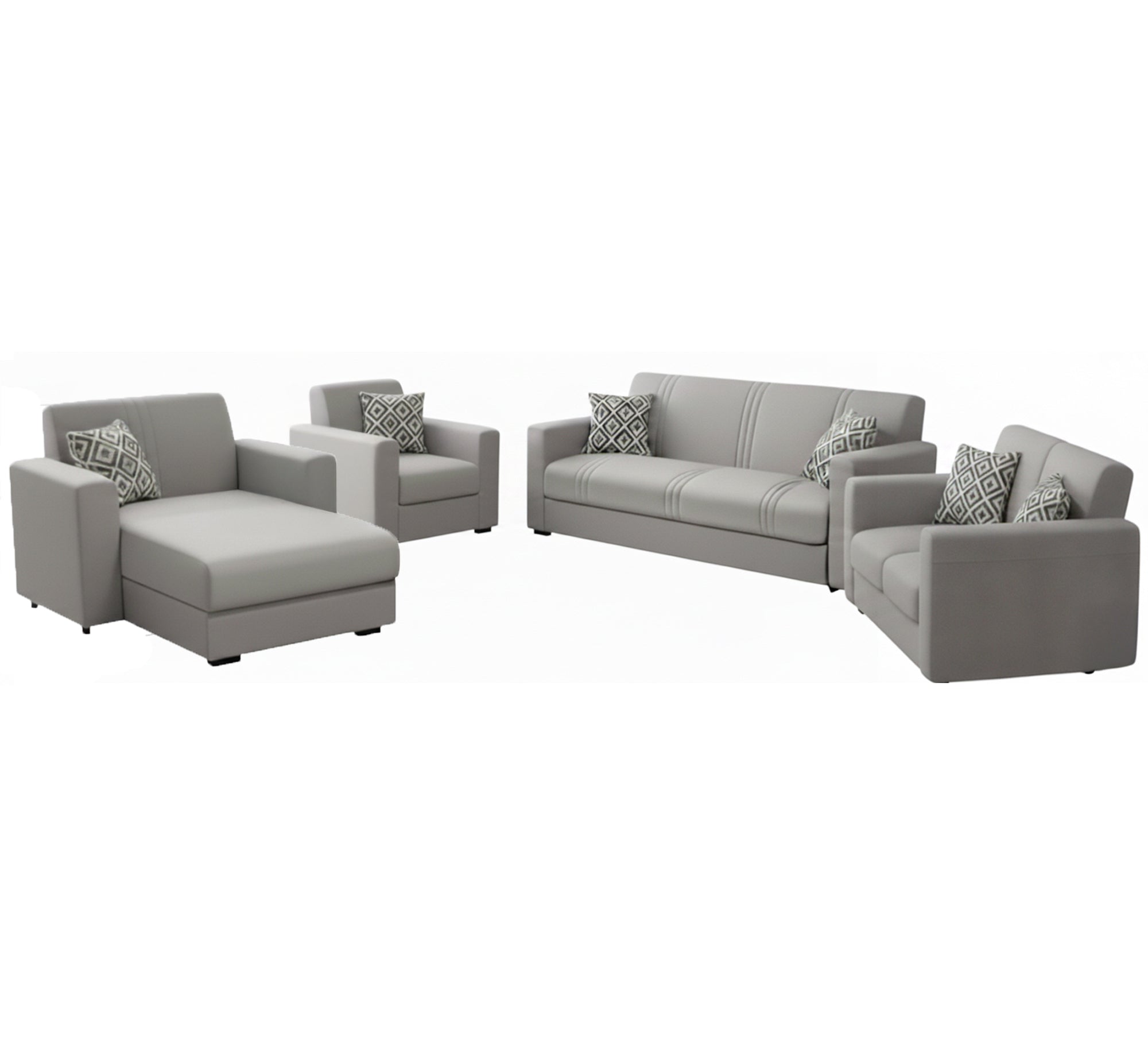 Light Grey Living Room, Chic & Serene Spaces