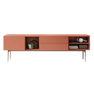 Modern light brown TV unit