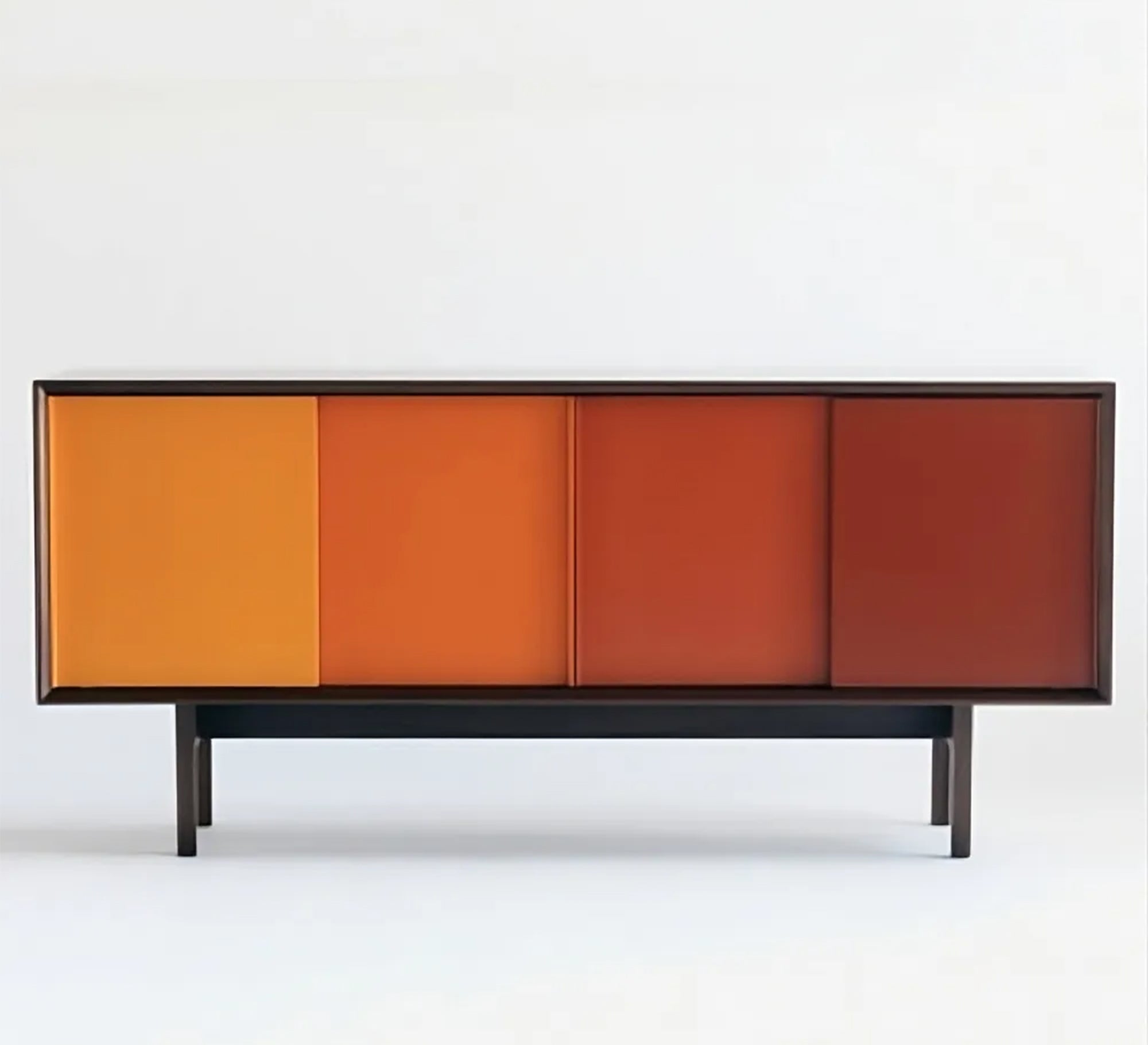 TV unit in warm gradient colours