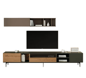 Dark gray TV unit